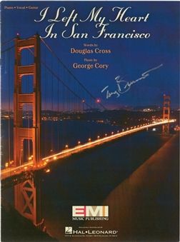 Tony Bennett Signed "I Left My Heart In San Francisco" Sheet Music Booklet (JSA)